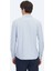 Mavi Çizgili Regular Fit Casual Pamuk Karışımlı Gömlek 5