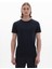 LTB Erkek Sıfır Yaka Basıc Slım Kısa Kollu Lacivert T-shırt 3