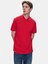Lozoko Kırmızı Erkek Polo Yaka Kısa Kol Regular T-Shirt 1225841886089600 8