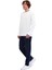 MB Loen 14LJK-130-33 5pr Beyaz Erkek Uzun Kol T-Shirt 8