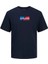 JJECORP GRAPHIC TEE SS O Mavi Erkek Kısa Kol T-Shirt 6