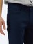 Lacivert Düz Dokuma Slim Fit Casual Pamuk Karışımlı Pantolon 3