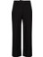 Siyah Yüksek Bel Culotte Pantolon 1