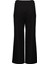 Siyah Yüksek Bel Culotte Pantolon 2