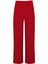 Kırmızı Yüksek Bel Culotte Pantolon 1