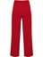 Kırmızı Yüksek Bel Culotte Pantolon 2