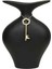 Vitale Metal Anahtarlı Siyah Vazo 8*26*35 cm AK.IU0483 1