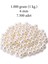 1.000 Gram (1 Kg.) 6mm Krem Renk Plastik Inci Boncuk Çanta ve Takı Yapım Boncuğu (~7.500 Adet) 1