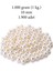 1.000 Gram (1 Kg.) 10MM Krem Renk Plastik Inci Boncuk Çanta ve Takı Yapım Boncuğu (~1.900 Adet) 1