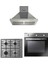 3lu Inox Paslanmaz Celık Ankastre Set (HON602X-TN FIRIN/HHW6LMX Setustu OCAK/HCH6MXTK Davlumbaz) 1