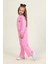 Kız Çocuk Yıldız Pul Işlemeli 2’li Takım – Pembe Sweatshirt & Alt EŞOFMAN-9841 3