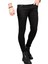 Erkek Tom Slim Siyah Keten Pantolon 271 1