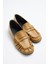 Loafer 2510 - Büzgülü Detaylı Karamel Kadın Loafer 10