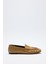 Loafer 2510 - Büzgülü Detaylı Karamel Kadın Loafer 12