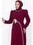 Zühre Tesettür Abiye Bordo 5