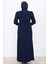 Zühre Tesettür Abiye Lacivert 6