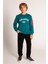 Erkek Çocuk Sweatshirt Eşofman Takımı Alt Üst 2 Parça 4055 2