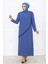 Melek Abiye Elbise Indigo 1