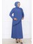 Melek Abiye Elbise Indigo 3