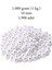 1.000 Gram (1 Kg.) 10MM Beyaz Renk Plastik Inci Boncuk Çanta ve Takı Yapım Boncuğu (~1.900 Adet) 1