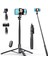 Magic Snapshot Selfie Stick Tripod – 156 cm Uzatılabilir, Bluetooth Kablosuz Kumandalı, Hafif Alüminyum Alaşımlı, Katlanabilir Taşınabilir Tripod ve Selfie Çubuğu 2'si 1 Arada | Q06 1