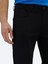 Siyah Düz Dokuma Slim Fit Casual Pamuk Karışımlı Pantolon 3