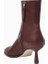 Aeyde Dorothy 65 Bordo Lüks Deri Bot, Yuvarlak Burun, Yan Fermuar ve 65MM Topuk 3