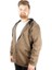 Erkek Sweatshirt Kapşonlu Zippered Basic 20543 Haki 1