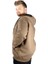 Erkek Sweatshirt Kapşonlu Zippered Basic 20543 Haki 4
