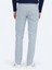 Gri Dokuma Slim Fit Casual Pantolon 4
