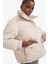 Fit Su Geçirmez Oversize Fit Geniş Kalıp Dik Yaka Fermuarlı Çıtçıtlı Cepli Şişme Mont E9266AX25WN 1