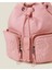 Gül Nakışlı Sırt Çantası Pembe 4