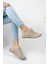 Nude Unisex Triko Sneaker 4555 Ortopedik Tabanlı Bej Günlük Ayakkabı Modelleri 7