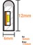 12 Volt 3 Metre Beyaz Neon LED Işık Prize Takılmaya Hazır Değil Neon Şerit LED Esnek Silikonlu 7
