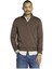 TB0A2BMX Williams River Cotton Yd 1/4 Zip Sweater Kahverengi Erkek Sweatshirt 1