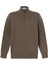 TB0A2BMX Williams River Cotton Yd 1/4 Zip Sweater Kahverengi Erkek Sweatshirt 5