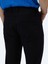 Siyah Düz Dokuma Slim Fit Casual Pamuk Karışımlı Pantolon 4