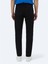 Siyah Düz Dokuma Slim Fit Casual Pamuk Karışımlı Pantolon 5