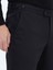 Siyah Dokuma Regular Fit Smart Casual Pamuk Karışımlı Pantolon 3