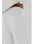 Basic Baggy Eşofman Alt Ekru 4