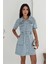 Kadın Düğmeli Denim Elbise – Rahat & Şehirli Stil 2
