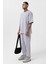 Paça Lastikli Basic Oversize Eşofman Takımı Boyama Gri 2