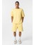 Basic Oversize Şort Takım Sarı 1