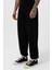 Paça Lastikli Basic Oversize Eşofman Takımı Siyah 5