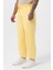 Paça Lastikli Basic Oversize Eşofman Takımı Sarı 5