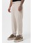 Paça Lastikli Basic Oversize Eşofman Takımı Bej 5