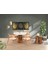 Uyar Beyaz Highgloss 4 Adet Gazel Sandalye 100*100 Pota Sabit Masa Takımı 2