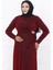 Roza Abiye Elbise Bordo 2