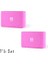 Köpük Yoga Bloğu Yoga Block 2'li Set Pembe 1