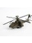 Uçak Ah-64D Longbow Apache 1:144 Ölçekli Metal Model Gerçekçi Detaylarla 3